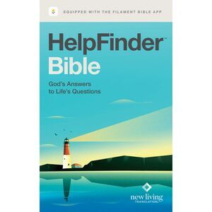Helpfinder Bible Nlt, Filament Enabled (Softcover, Red Letter) -- New Living Tra